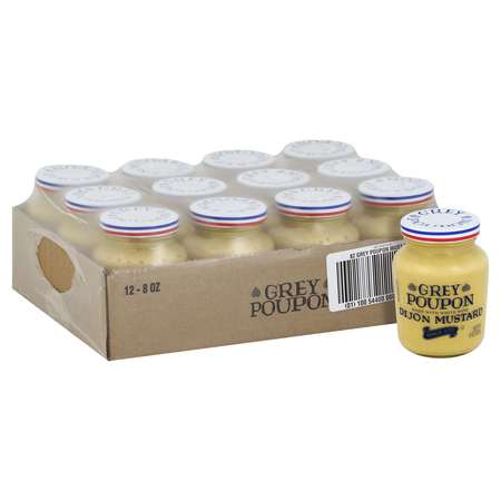 GREY POUPON Grey Poupon Classic Dijon Mustard 8 oz. Jar, PK12 10054400000259